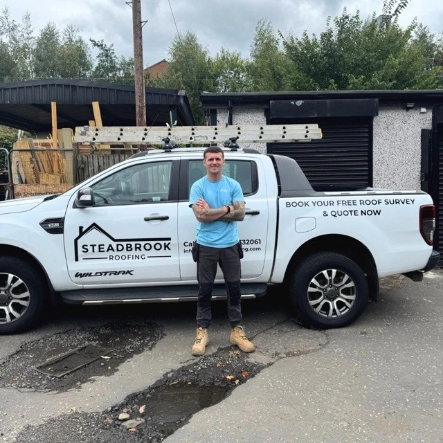 Taylor Cummings, owner of Steadbrook Roofing Ltd